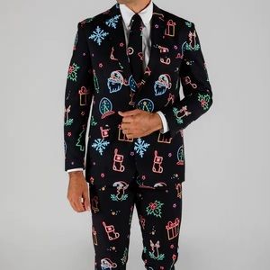 Shinesty Naughty Neon Noel Suit Jacket & Tie
